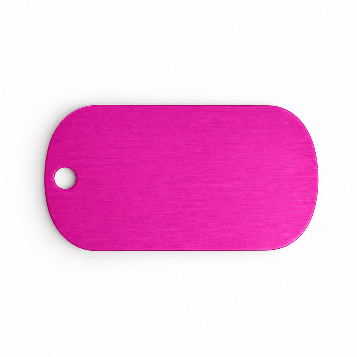 Pink Dog Tag - Anodized