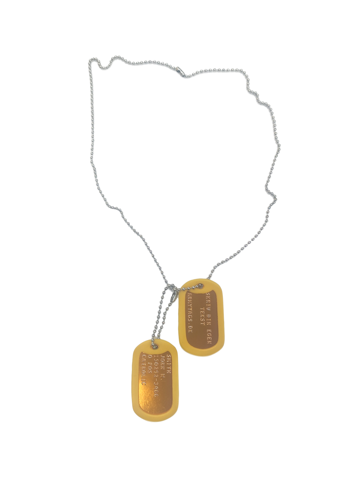 Gold Dog Tags, Set