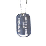 US Army Dog Tag, Silver